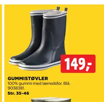 jem & fix GUMMISTØVLER tilbud