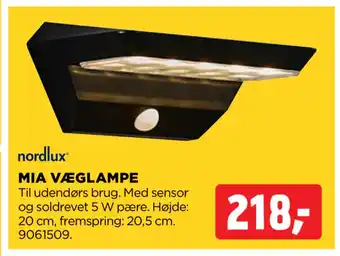 jem & fix MIA VÆGLAMPE tilbud