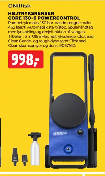 jem & fix HØJTRYKSRENSER CORE 130-6 POWERCONTROL tilbud