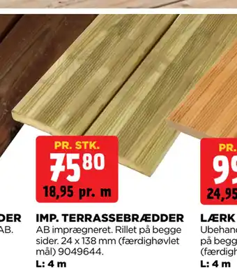 jem & fix IMP. TERRASSEBRÆDDER tilbud