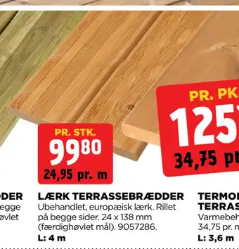 jem & fix LÆRK TERRASSEBRÆDDER tilbud