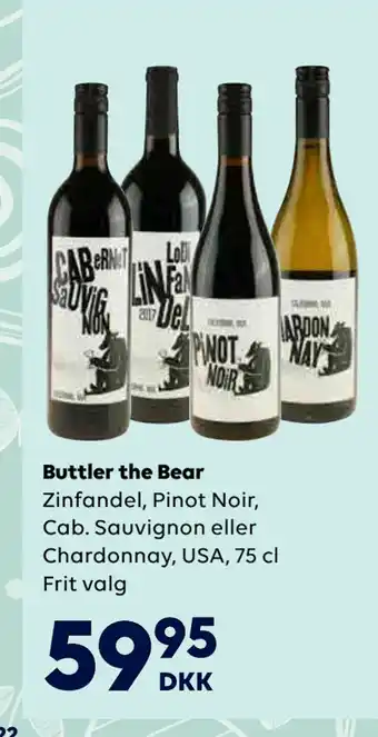 BorderShop Buttler the Bear tilbud