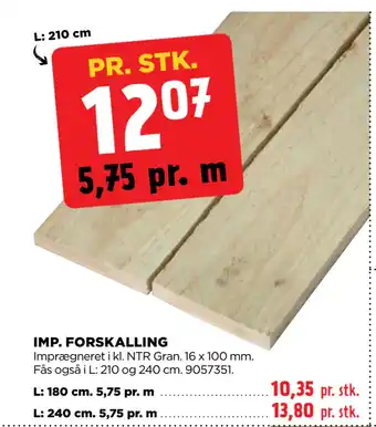 jem & fix IMP. FORSKALLING tilbud
