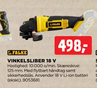 jem & fix VINKELSLIBER 18 V tilbud