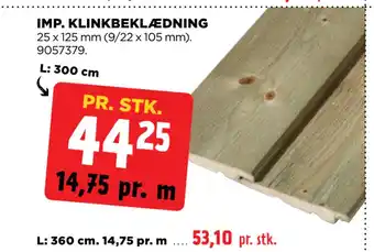 jem & fix IMP. KLINKBEKLÆDNING tilbud