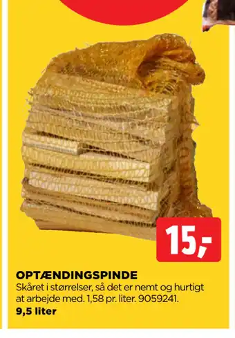jem & fix OPTÆNDINGSPINDE tilbud