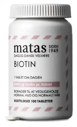 Matas Biotin 5 mg tilbud