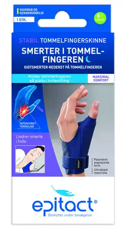 Stabil Tommelfingerskinne