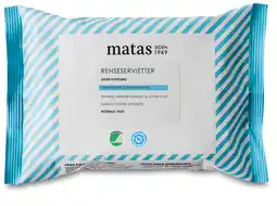 Matas Renseservietter til Normal Hud Uden Parfume tilbud