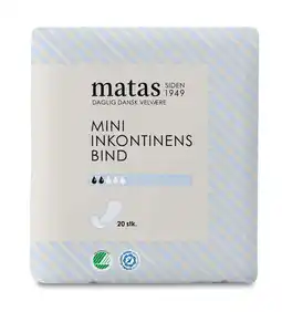 Matas Mini Inkontinens Bind tilbud