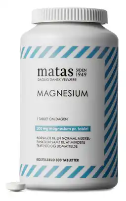 Matas Magnesium 200 mg tilbud