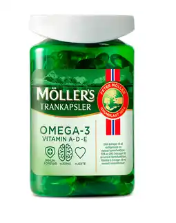 Matas Möller's Trankapsler med Vitamin A, D og E tilbud