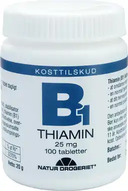 Matas B1 Thiamin 25 mg tilbud