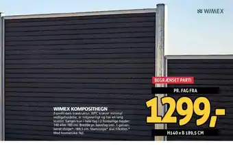 XL-BYG WIMEX KOMPOSITHEGN tilbud