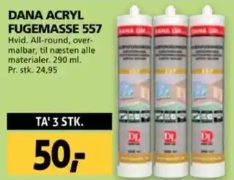 XL-BYG DANA ACRYL FUGEMASSE 557 tilbud
