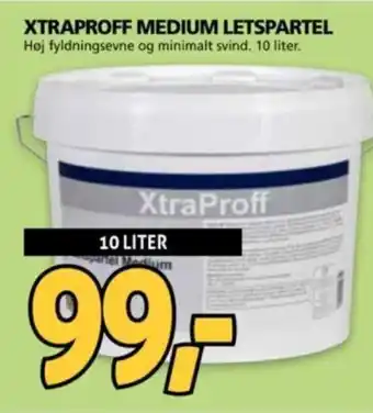 XL-BYG XTRAPROFF MEDIUM LETSPARTEL tilbud