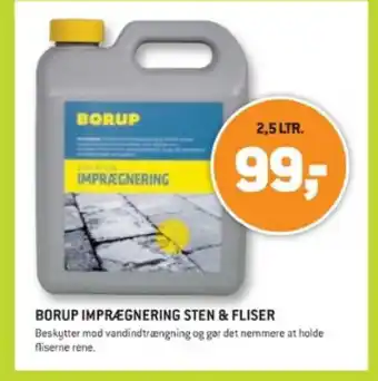 XL-BYG BORUP IMPRÆGNERING STEN & FLISER tilbud