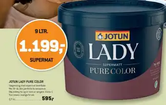 XL-BYG JOTUN LADY PURE COLOR tilbud