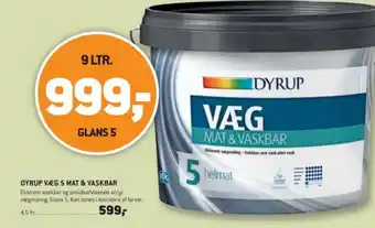 XL-BYG DYRUP VÆG 5 MAT & VASKBAR tilbud