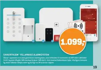 XL-BYG SIKKERTHJEM VILLAPAKKE ALARMSYSTEM tilbud