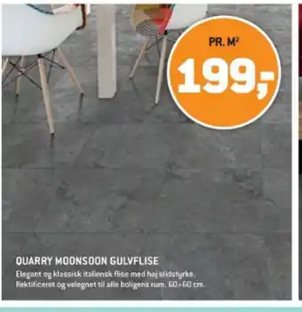 XL-BYG QUARRY MOONSOON GULVFLISE tilbud