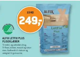 XL-BYG ALFIX LETFIX PLUS FLISEKLÆBER tilbud