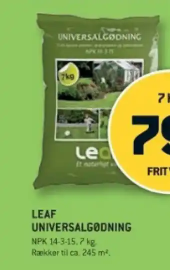 XL-BYG LEAF UNIVERSALGØDNING tilbud