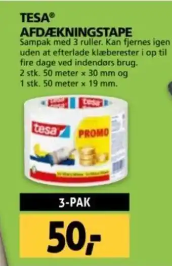 XL-BYG TESA AFDÆKNINGSTAPE tilbud
