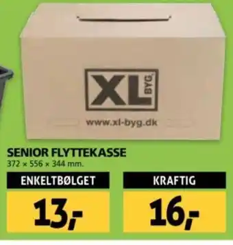 XL-BYG SENIOR FLYTTEKASSE tilbud