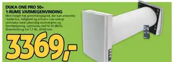 XL-BYG DUKA ONE PRO 50+ 1-RUMS VARMEGENVINDING tilbud