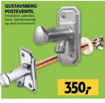 GUSTAVSBERG POSTEVENTIL