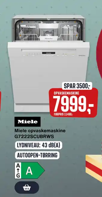 Skousen Miele opvaskemaskine tilbud