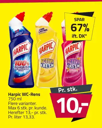 Fleggaard Harpic WC-Rens tilbud
