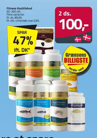 Fleggaard Fitness Kosttilskud tilbud