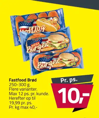 Fleggaard Fastfood Brød tilbud