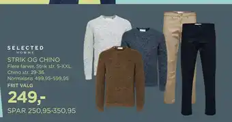 Salling STRIK OG CHINO tilbud