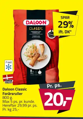 Fleggaard Daloon Classic Forårsruller tilbud