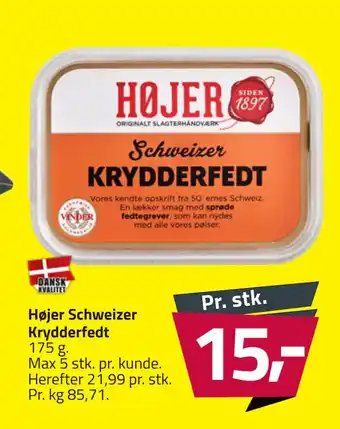 Fleggaard Højer Schweizer Krydderfedt tilbud