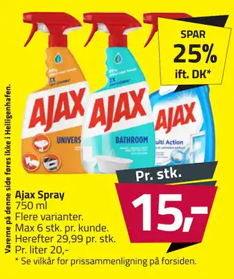 Fleggaard Ajax Spray tilbud