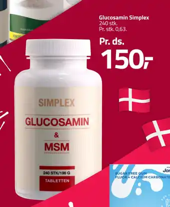 Fleggaard Glucosamin Simplex tilbud