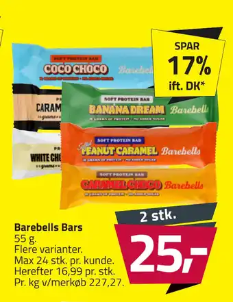Fleggaard Barebells Bars tilbud