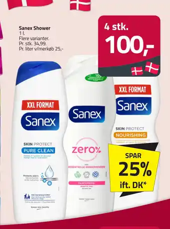 Fleggaard Sanex Shower tilbud