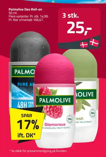 Fleggaard Palmolive Deo Roll-on tilbud