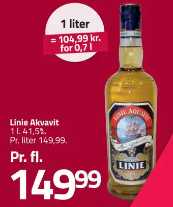 Fleggaard Linie Akvavit tilbud