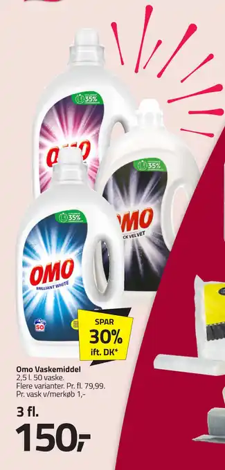 Fleggaard Omo Vaskemiddel tilbud