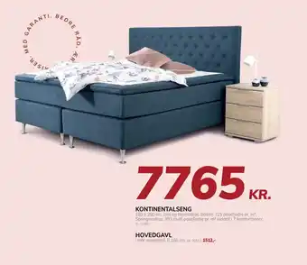 Daells Bolighus KONTINENTALSENG tilbud
