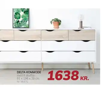 Daells Bolighus DELTA KOMMODE tilbud