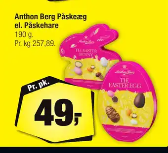 Calle Anthon Berg Påskeæg el. Påskehare tilbud