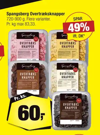 Calle Spangsberg Overtræksknapper tilbud