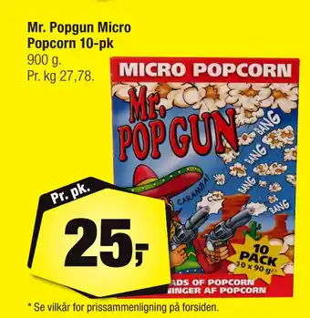 Calle Mr. Popgun Micro Popcorn 10-pk tilbud